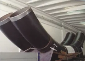 External 3 Layer Polyethylene pipe fitting External 3 Layer Polyethylene pipe fitting